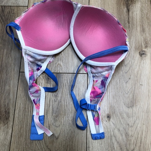 PINK Victoria’s Secret Lace Push Up Bra Size 36C - Picture 5 of 8